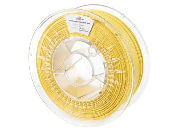Spectrum 80242 3D filament, PLA Matt, 1,75mm, 1000g, bahama yellow