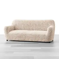 Bielastické potahy BRILLANTE béžové trojkřeslo (š. 170 - 220 cm)