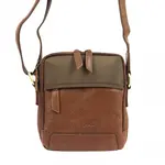 Pánská kožená crossbody taška koňaková - Pierre Cardin Farenn