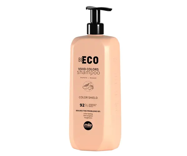 Šampon s kyselým pH pro barvené vlasy Mila Professional Be Eco Vivid Colors Shampoo - 900 ml (0105031) + dárek zdarma