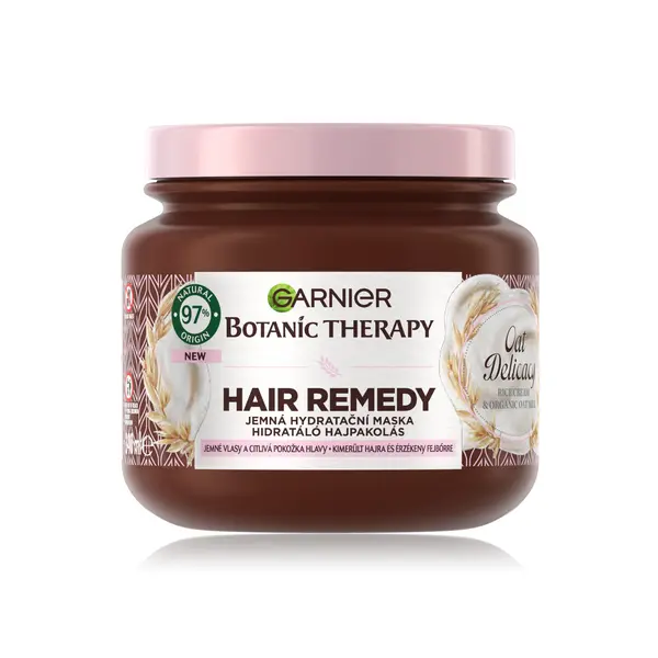 Jemná hydratační maska pro suché vlasy Garnier Botanic Therapy Hair Remedy Oat Delicacy - 340 ml + dárek zdarma