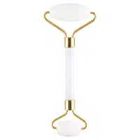 Palsar 7 Masážní váleček na obličej bílý jadeit (White Jade Face Roller)