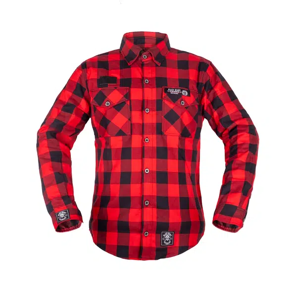 Košile W-TEC Black Heart Respector II červeno-černá M
