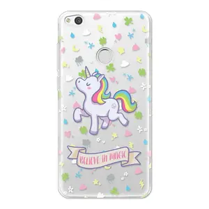 Pouzdro 4-OK Cover 4U HUAWEI P8 LITE 2017 unicorn