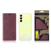 Flipové pouzdro Tactical Xproof pro Samsung Galaxy A25 5G, červená