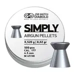 Diabolo JSB Simply 4,5 mm 0,520g 500ks