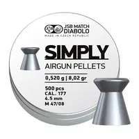 Diabolo JSB Simply 4,5 mm 0,520g 500ks