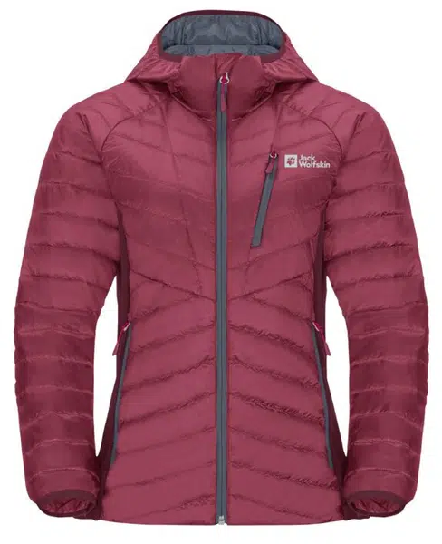 Jack Wolfskin Routeburn Pro Ins S, sangria red Dámská zateplená bunda