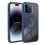 Zadní kryt COLOR EDGE MAG COVER case compatible with MagSafe pro Apple iPhone 15 Pro Max, modrá