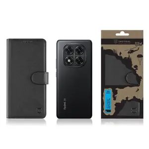 Flipové pouzdro Tactical Field Notes pro Xiaomi Redmi Note 14 Pro 5G, černá