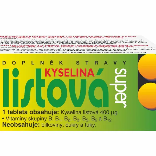 Naturvita Kyselina listová Super 60 tablet