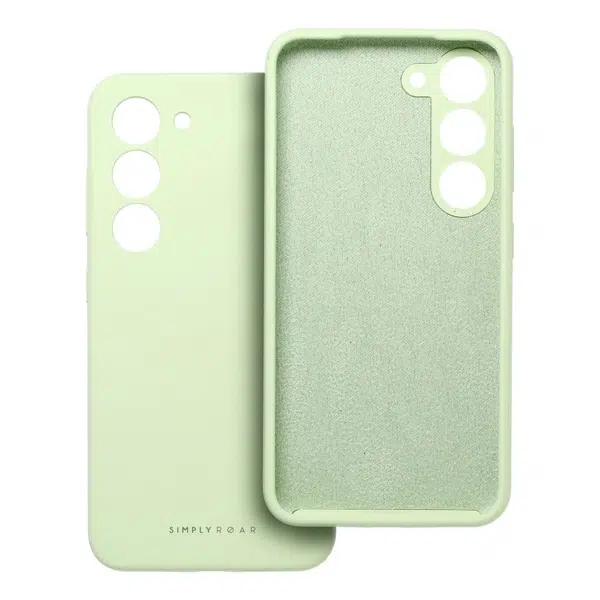 Zadní silikonový kryt ROAR case CLOUD SKIN pro Samsung Galaxy S24, světle zelená