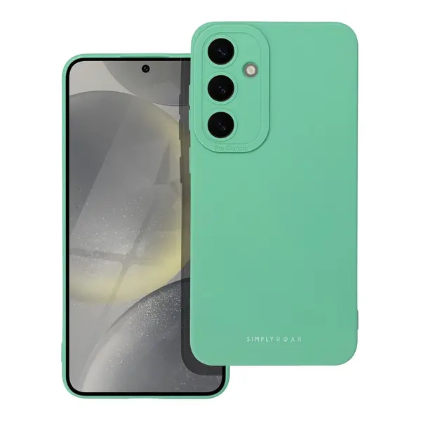 Zadní ochranný kryt ROAR case LUNA pro Samsung Galaxy S24+, zelená