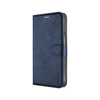Pouzdro typu kniha FIXED Opus pro Apple iPhone SE (2025), modrá