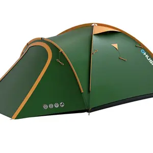 Husky Bizon 4 Classic zelená Kempingový stan pro 4 osoby