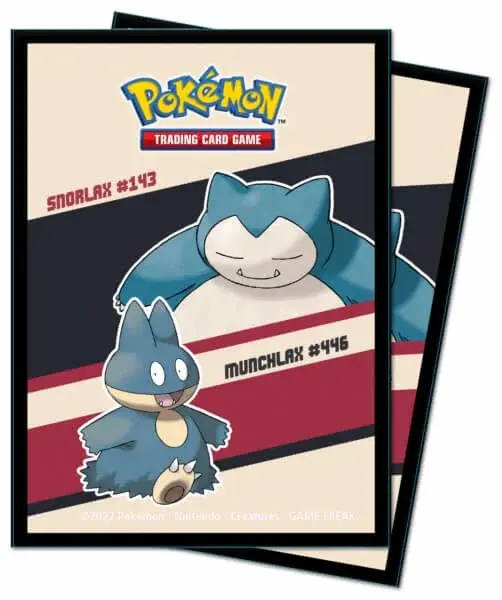 Pokémon: 65 obalů na karty Snorlax and Munchlax