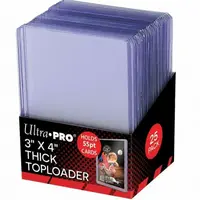 Toploader Ultra Pro 3x4 Thick 55PT Toploaders - 25 ks