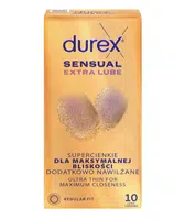Durex Sensual Extra Lube kondomy 10 ks