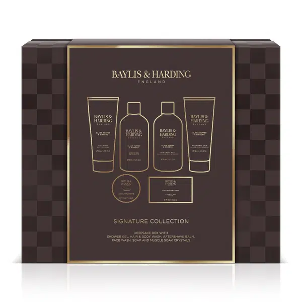 Baylis & Harding Pánská sada péče o tělo Černý pepř & Ženšen 6 ks