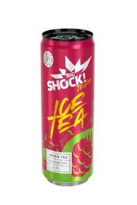 Big Shock! Ice Tea Green Raspberry 330 ml