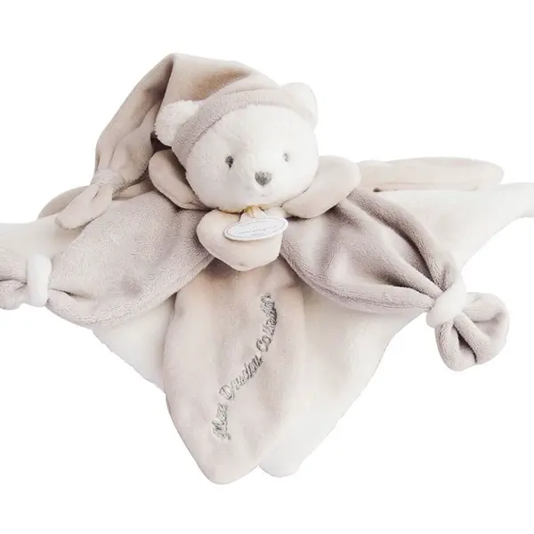 Doudou Plyšový medvídek Muchláček 24 cm 1 ks béžový