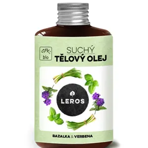 Leros Suchý tělový olej bazalka & verbena 100 ml