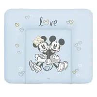 Ceba Podložka přebalovací měkká na komodu (85x72) Disney Minnie & Mickey Blue