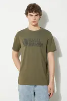 Tričko Fjallraven Lush Logo T-shirt M zelená barva, F12600219.625