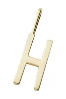 Pozlacený stříbrný přívěsek Design Letters