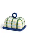 Miska na máslo &k amsterdam Plaid Blue