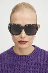 Sluneční brýle VOGUE dámské, černá barva, 0VO5612SB