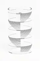 Sada skleniček Tre Product Rectangle Stripes 500 ml 4-pack