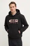Mikina G-Star pánská, černá barva, s kapucí, s potiskem, D26347-D733