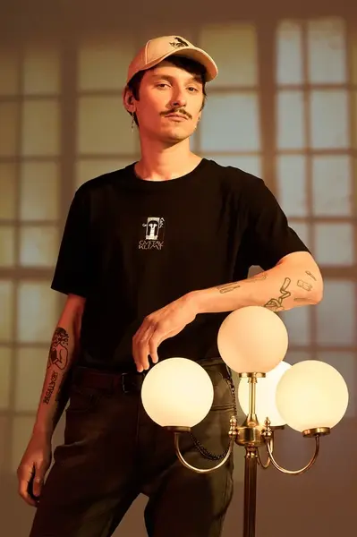 Tričko Medicine černá barva, s potiskem