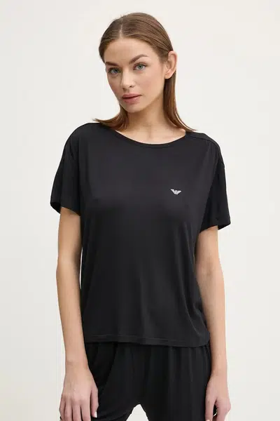 Tričko Emporio Armani Underwear černá barva, EW000408 AF10889