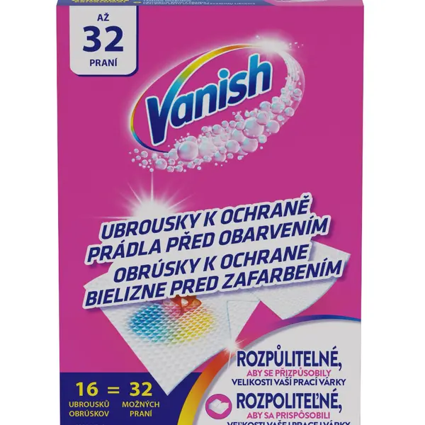 Vanish Color Protect Ubrousky 16 ks