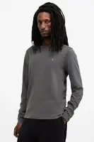 Bavlněné tričko s dlouhým rukávem AllSaints BRACE