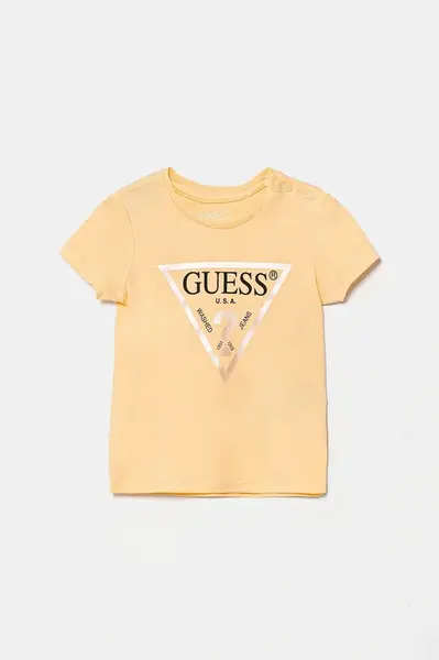 Dětské bavlněné tričko Guess