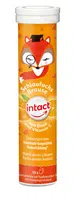 Intact Chytrá liška železo + vitamin C pomeranč 15 šumivých tablet