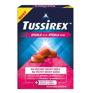 Tussirex Pastilky proti kašli 20 pastilek
