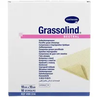 Grassolind Neutral Kompres sterilní 10 x 10 cm 10 ks