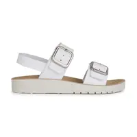 Dětské sandály Geox SANDAL COSTAREI bílá barva