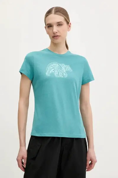 Tričko Columbia Ruby Springs zelená barva, 2120061