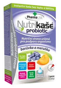 Nutrikaše probiotic meruňka a borůvka 3x60 g
