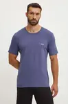 Tričko BOSS Mix&Match T-Shirt R modrá barva, 50515312