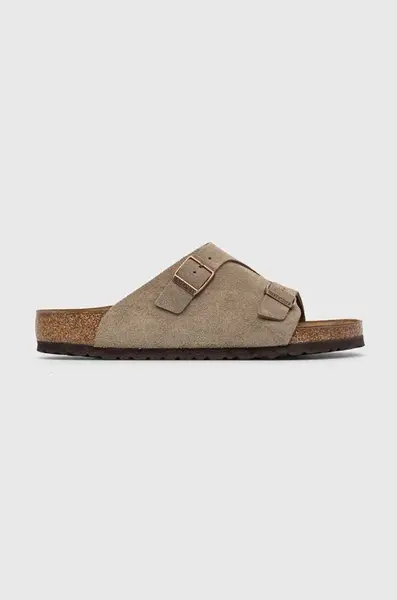 Semišové pantofle Birkenstock Zürich