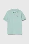Dětská bavlněná polokošile Lacoste