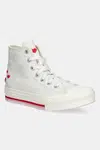 Dětské tenisky Converse Chuck Taylor All Star EVA Lift bílá barva, A10717C