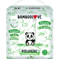 Bamboolove Pleny jednorázové Bambus vel. L 9-14 kg 21 ks