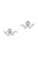 Stříbrné náušnice Emporio Armani